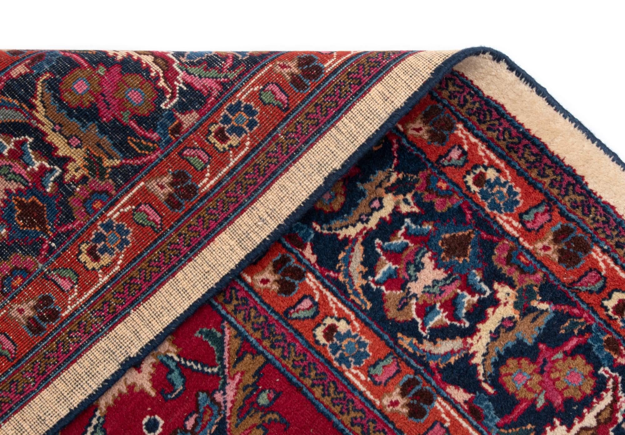6' 6 x 11' 7 Mashad Wool Runner Rug