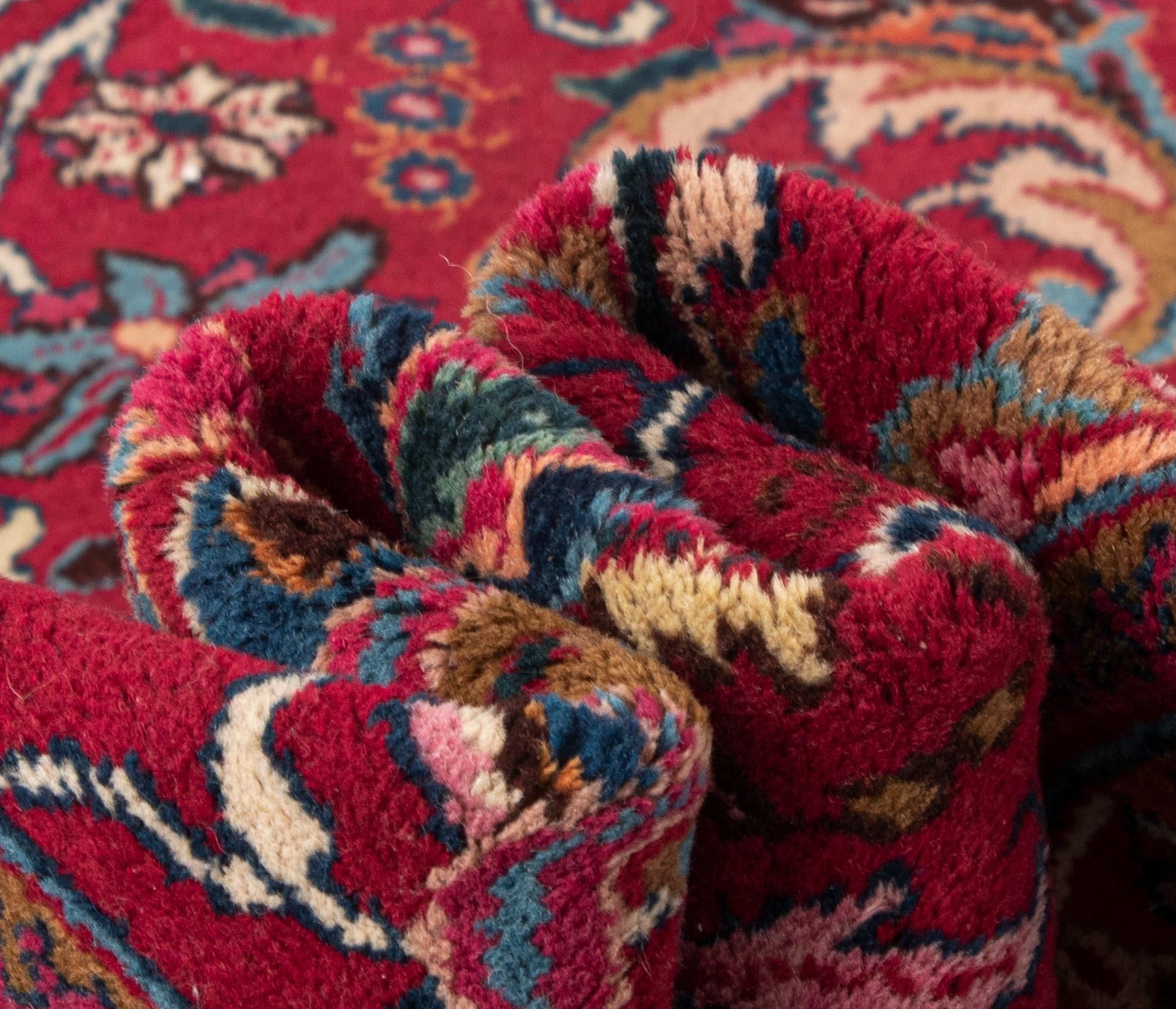 6' 6 x 11' 7 Mashad Wool Runner Rug