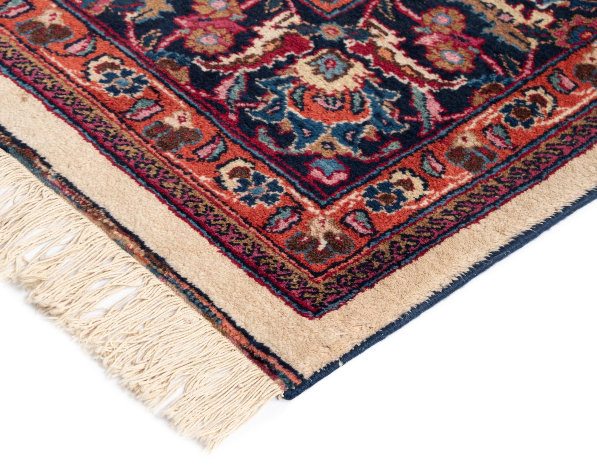 6' 6 x 11' 7 Mashad Wool Runner Rug