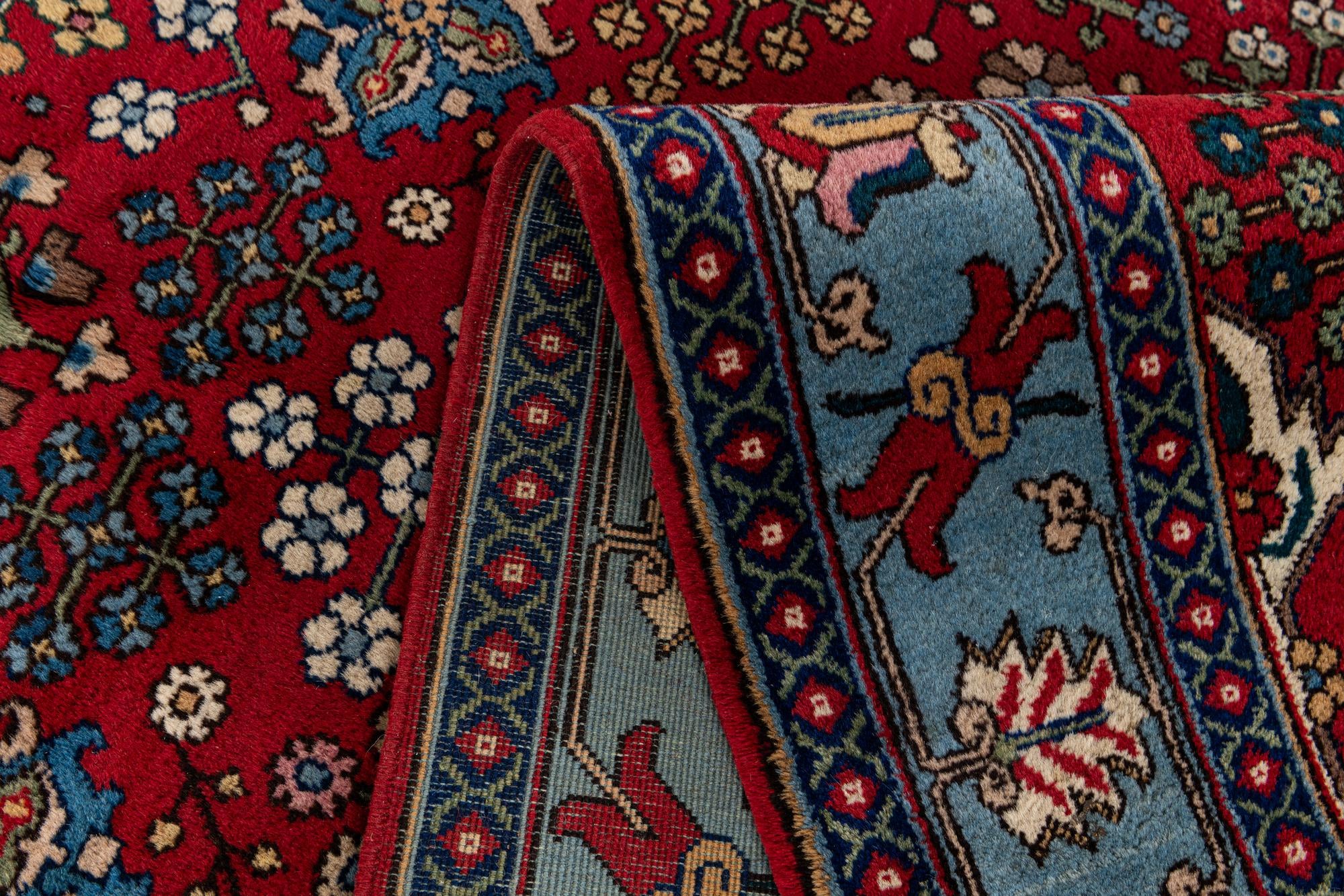 5' 3 x 13' 1 Hand Knotted Maymeh Wool Runner Rug