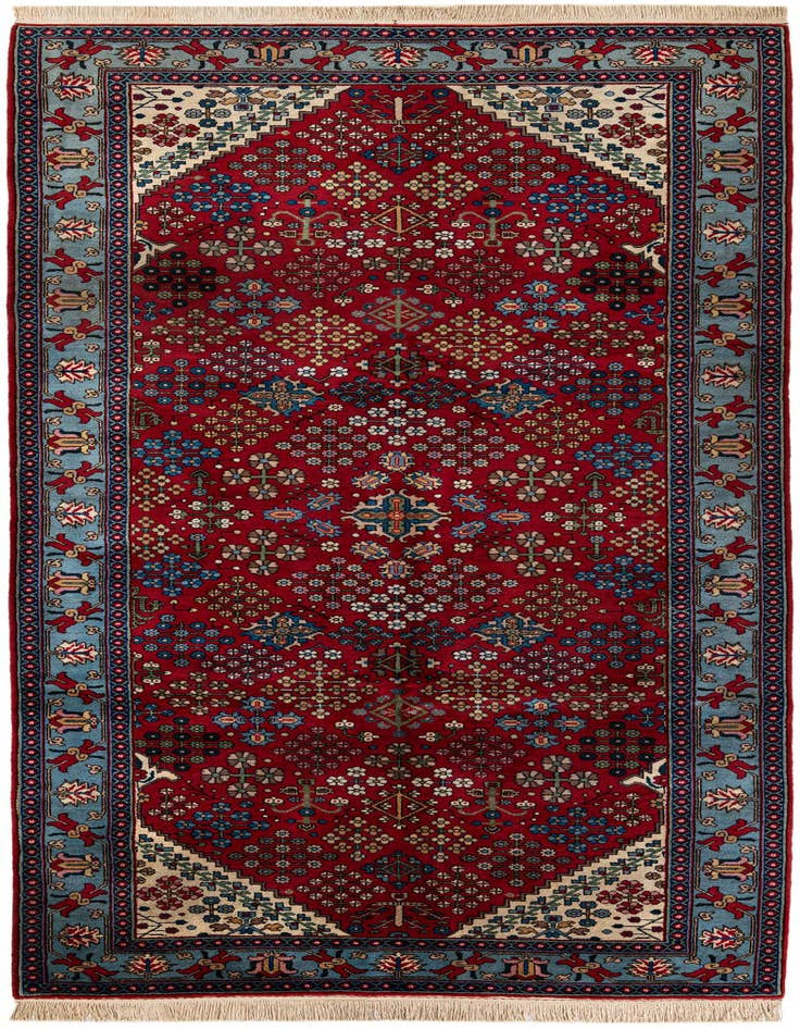 Detail image of 5' 3 x 13' 1 Hand Knotted Maymeh Wool Runner Rug
