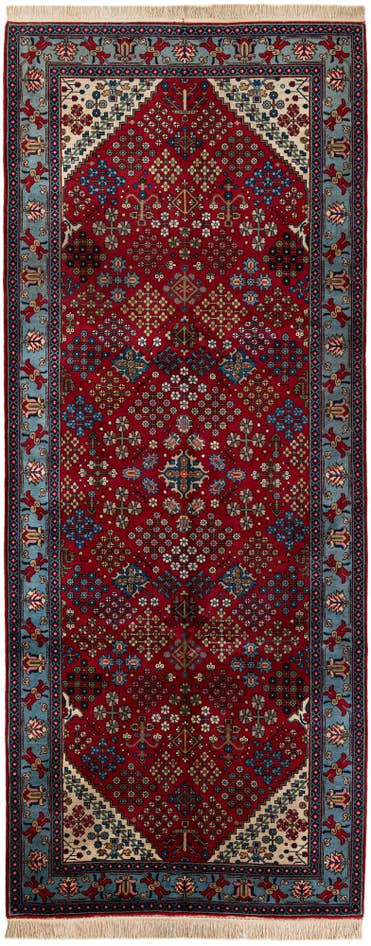 Detail image of 5' 3 x 13' 1 Hand Knotted Maymeh Wool Runner Rug