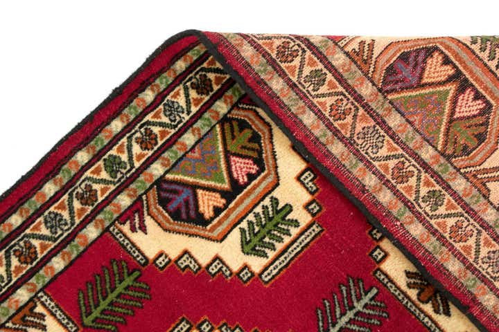 3' 4 x 12' 7 Hand Knotted Mehraban Persian Wool Runner Rug