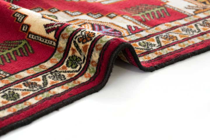 3' 4 x 12' 7 Hand Knotted Mehraban Persian Wool Runner Rug