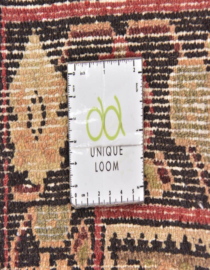 Detail image of 3' 5 x 10'  Hand Knotted Mehraban Persian Wool Runner Rug