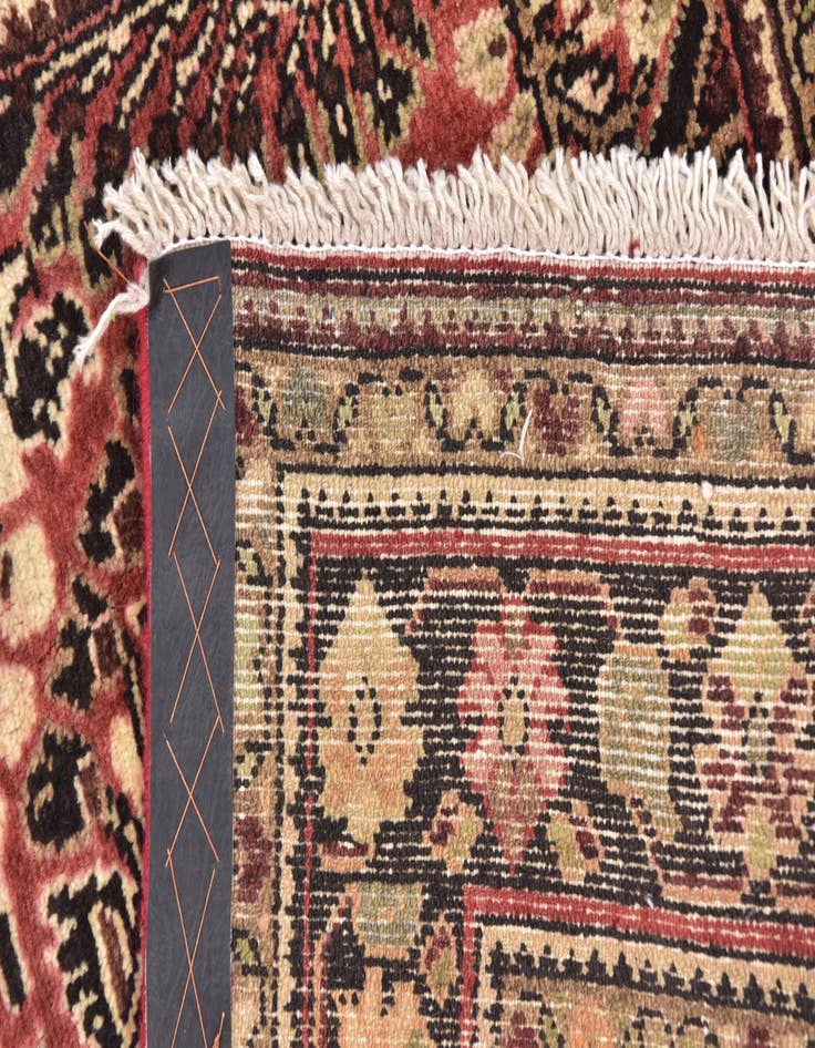 Detail image of 3' 5 x 10'  Hand Knotted Mehraban Persian Wool Runner Rug