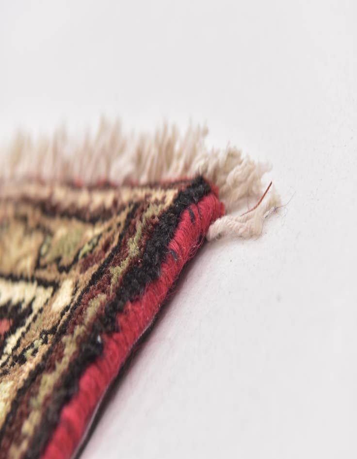 Detail image of 3' 5 x 10'  Hand Knotted Mehraban Persian Wool Runner Rug