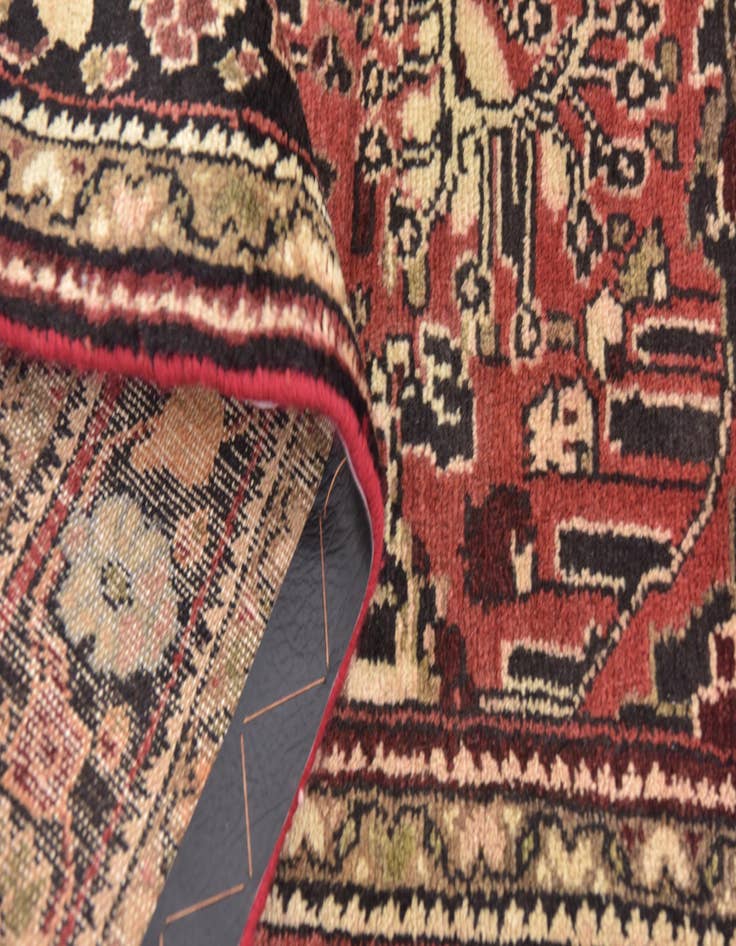 Detail image of 3' 5 x 10'  Hand Knotted Mehraban Persian Wool Runner Rug