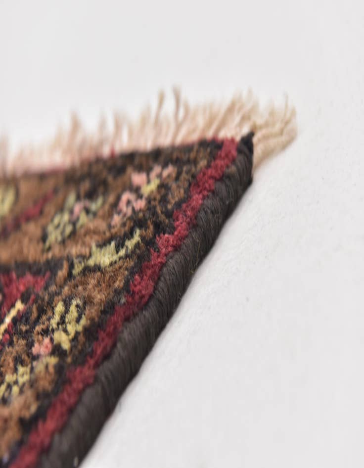 Detail image of 3' 5 x 10'  Hand Knotted Mehraban Persian Wool Runner Rug