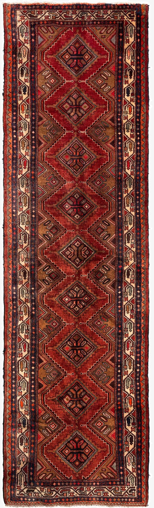 3' 5 x 12' Mehraban Wool Runner Rug