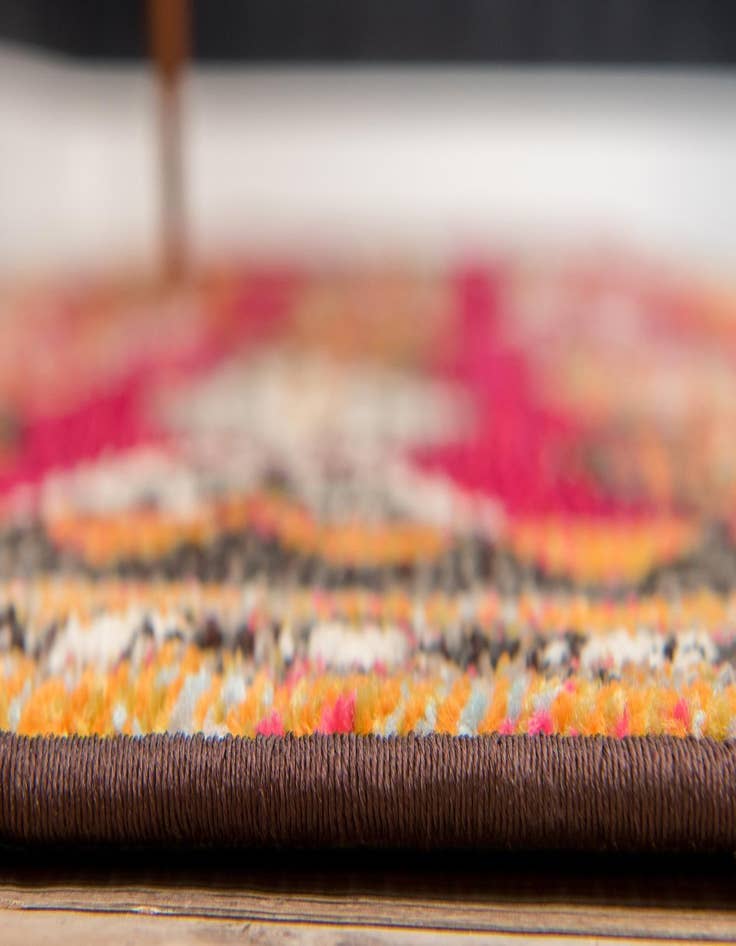 Detail image of 2' 2 x 6' 7 Washable Mesa Runner Rug