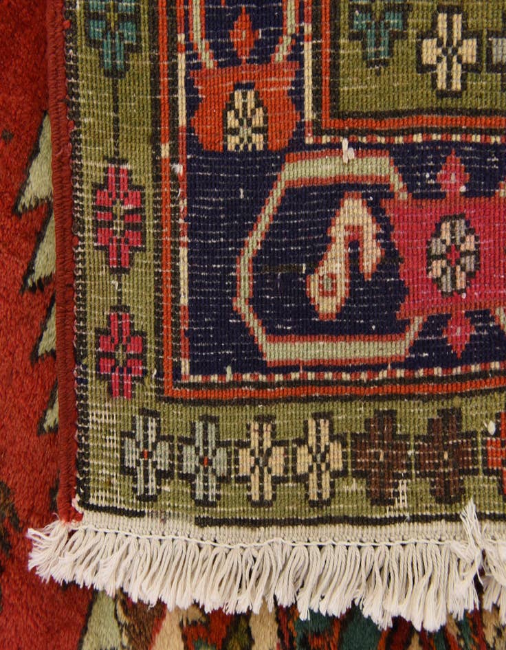 Detail image of 4' 10 x 10' 7  Hand Knotted Meshkin Persian Wool Runner Rug