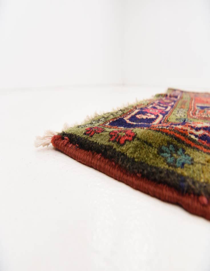 Detail image of 4' 10 x 10' 7  Hand Knotted Meshkin Persian Wool Runner Rug