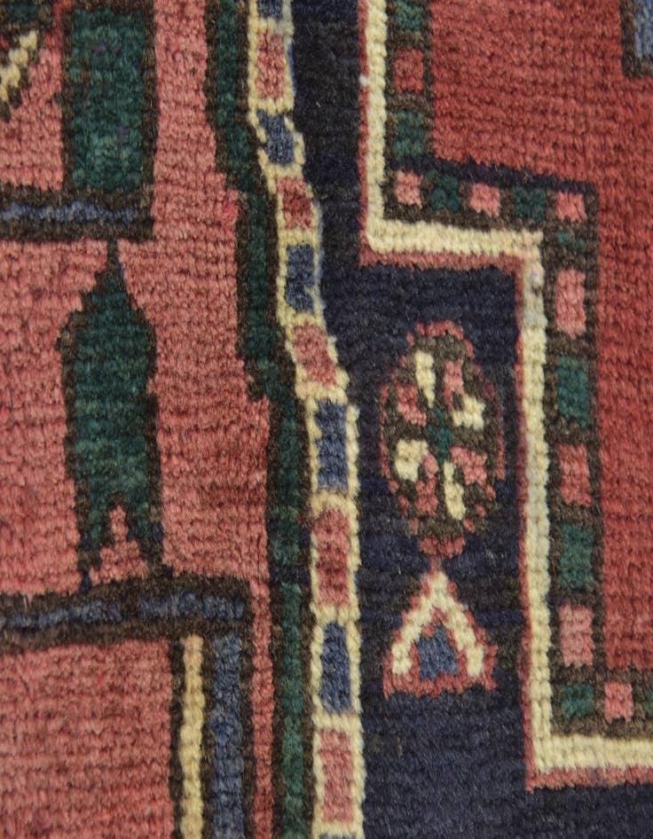 Detail image of 3' 7 x 11' Hand Knotted Meshkin Persian Wool Runner Rug