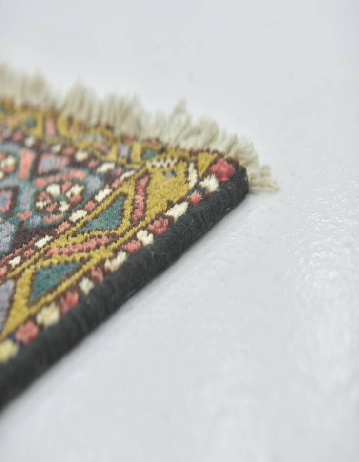 Detail image of 3' 7 x 11' Hand Knotted Meshkin Persian Wool Runner Rug