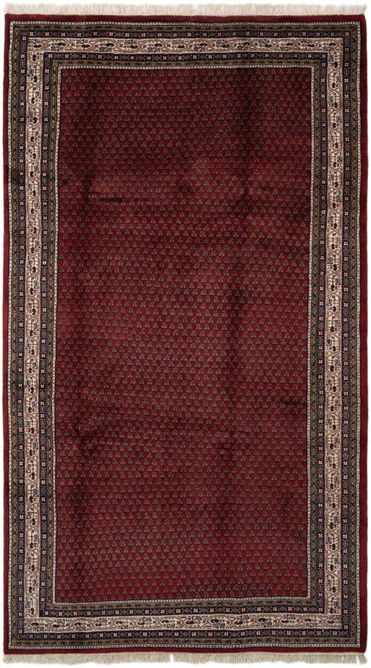 Detail image of 6' 1 x 11' 7 Hand Knotted Mir Wool Runner Rug