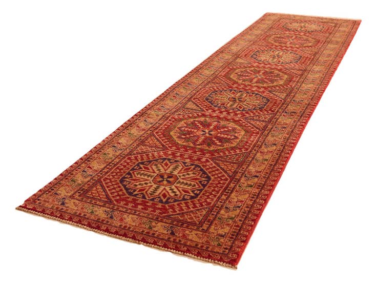 Detail image of 2' 8 x 11' 4 Hand Knotted Modern Ziegler Runner Rug