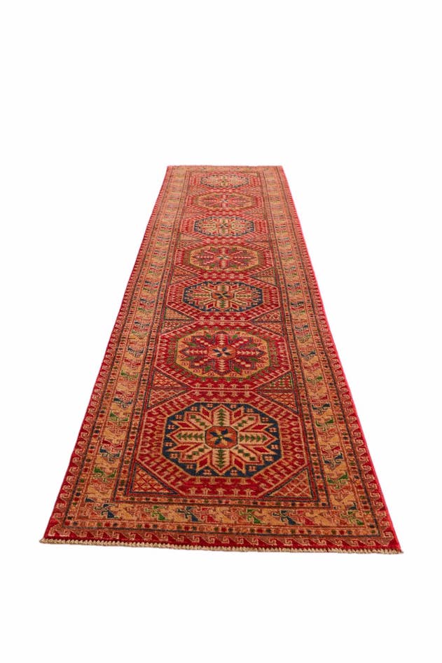 Detail image of 2' 8 x 11' 4 Hand Knotted Modern Ziegler Runner Rug
