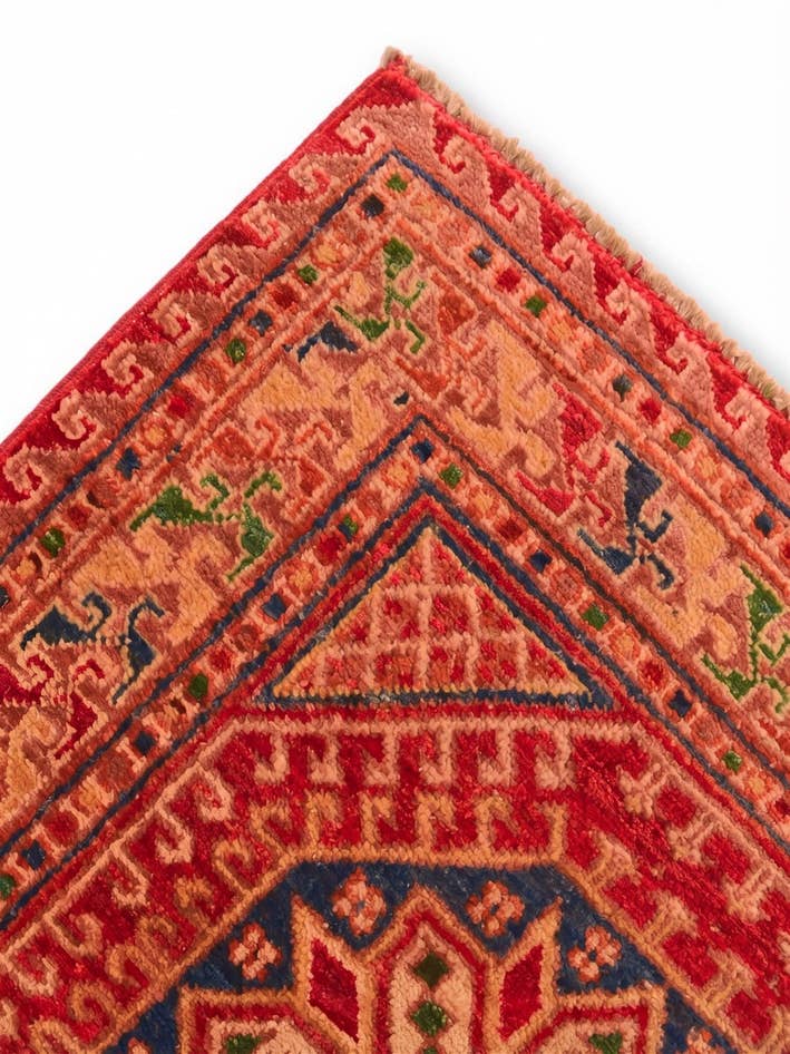 Detail image of 2' 8 x 11' 4 Hand Knotted Modern Ziegler Runner Rug