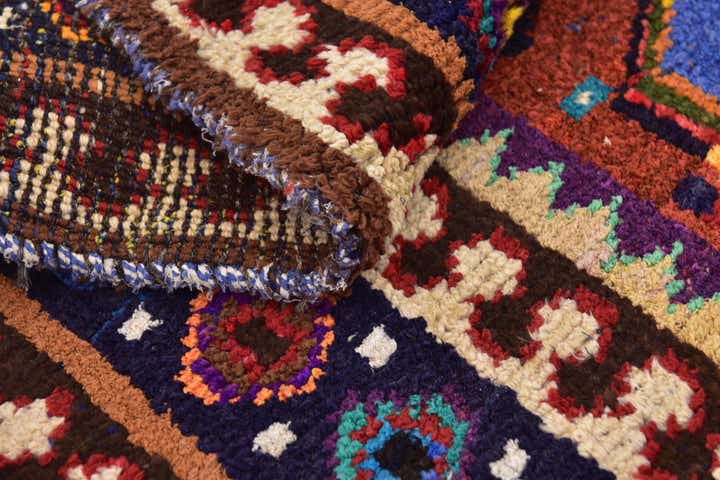 5' 4 x 11' 6 Hand Knotted Moroccan Wool Runner Rug