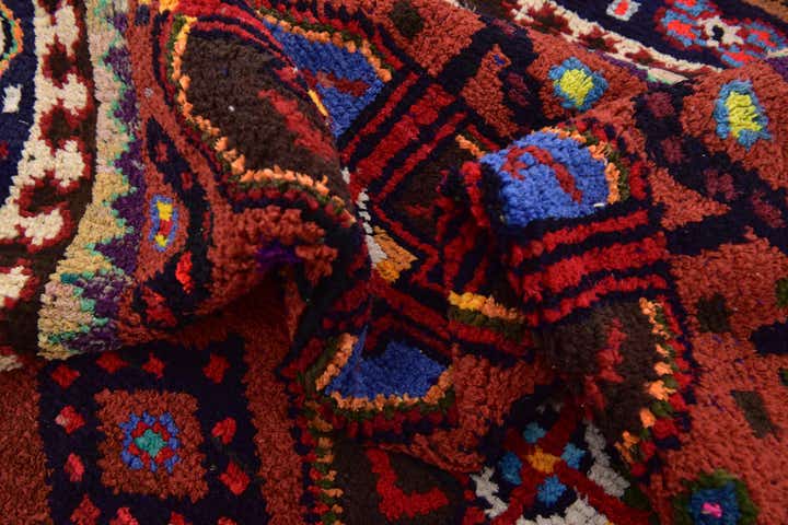 5' 4 x 11' 6 Hand Knotted Moroccan Wool Runner Rug