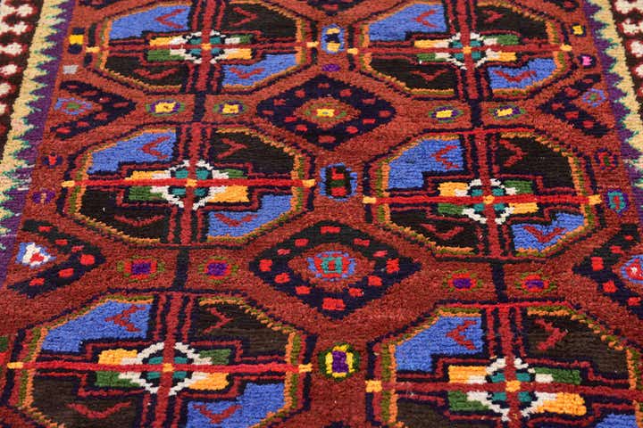 5' 4 x 11' 6 Hand Knotted Moroccan Wool Runner Rug