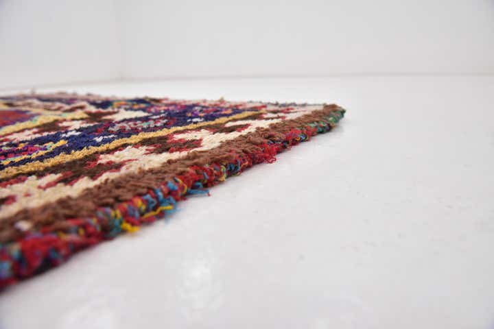 5' 4 x 11' 6 Hand Knotted Moroccan Wool Runner Rug