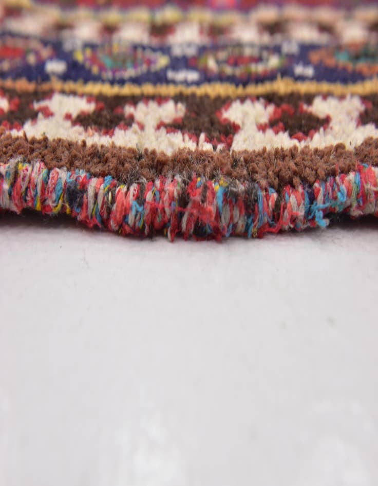 Detail image of 5' 4 x 11' 6  Hand Knotted Moroccan Wool Runner Rug