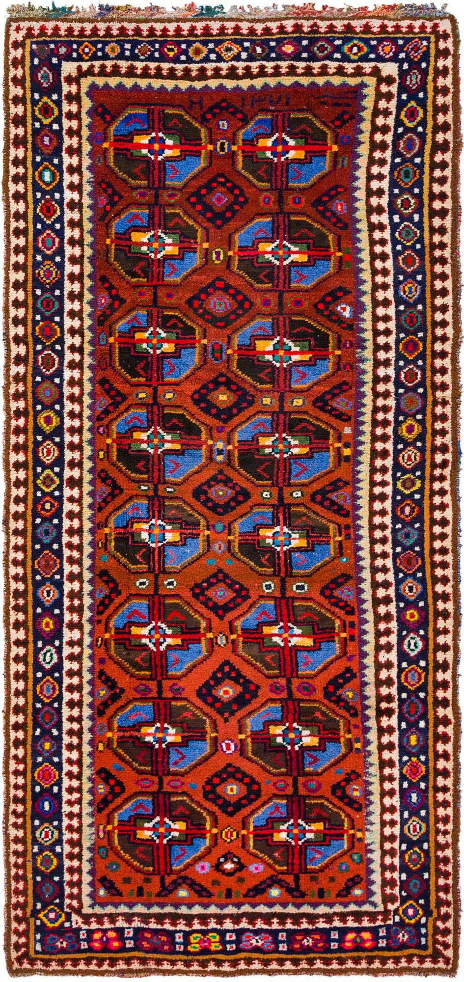 5' 4 x 11' 6 Hand Knotted Moroccan Wool Runner Rug