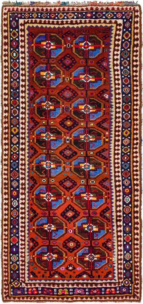 5' 4 x 11' 6 Hand Knotted Moroccan Wool Runner Rug