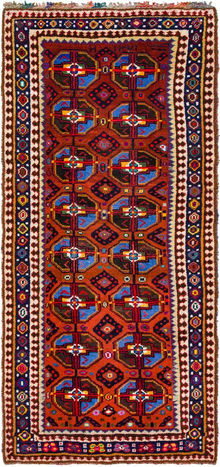 Detail image of 5' 4 x 11' 6 Hand Knotted Moroccan Wool Runner Rug