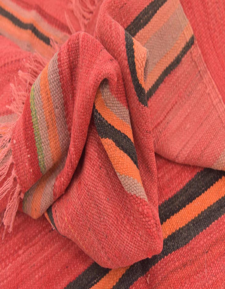 Detail image of 5' 3 x 10' 6  Hand Knotted Moroccan Wool Runner Rug