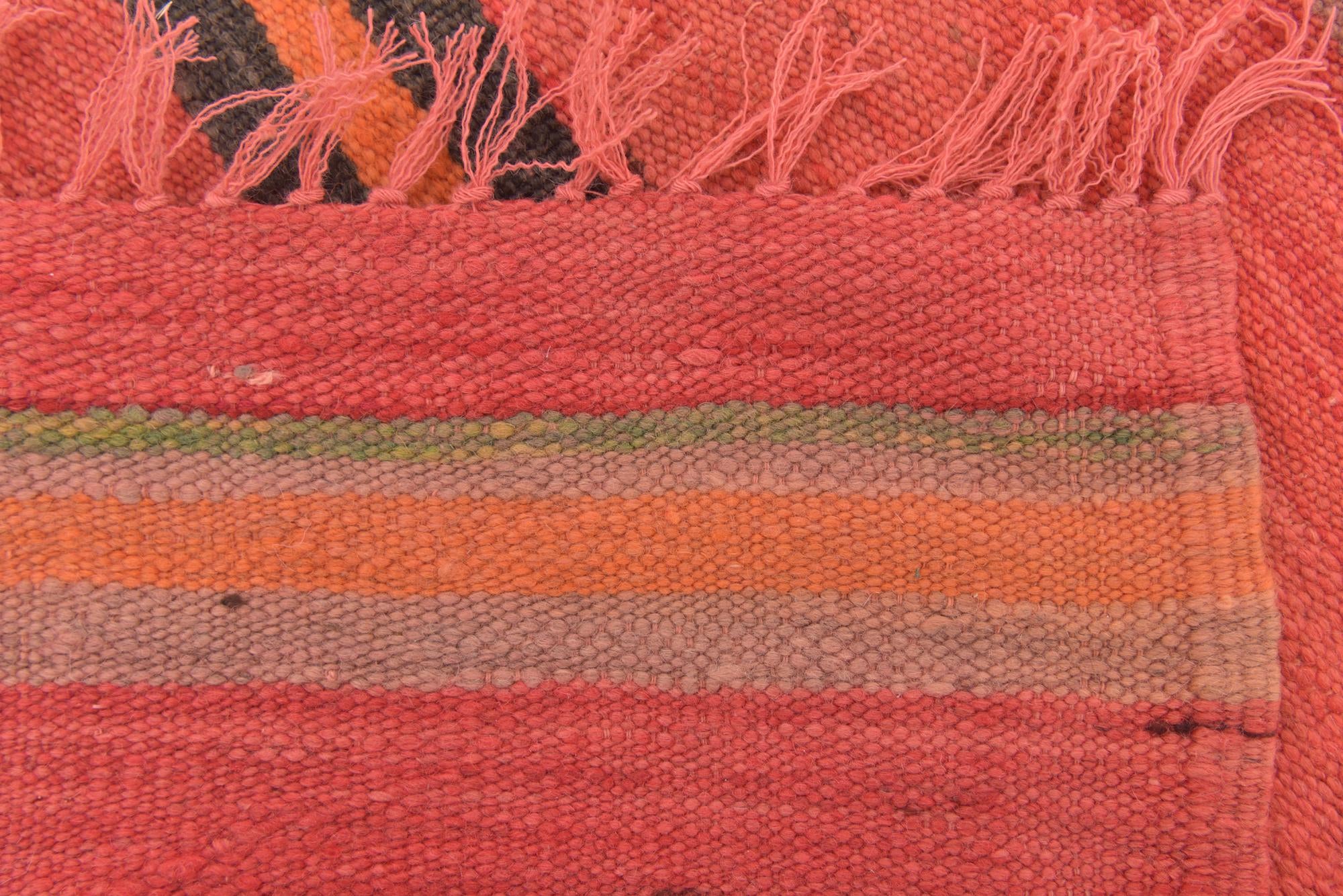 5' 3 x 10' 6 Hand Knotted Moroccan Wool Runner Rug