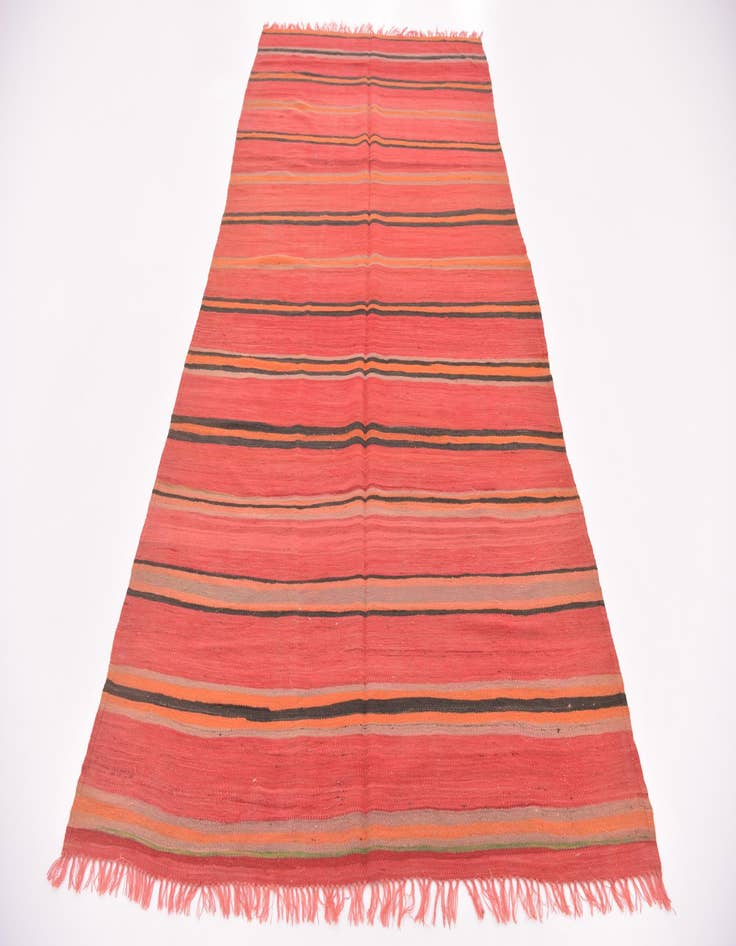 Detail image of 5' 3 x 10' 6  Hand Knotted Moroccan Wool Runner Rug