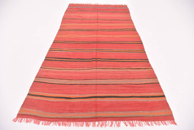 Detail image of 5' 3 x 10' 6 Hand Knotted Moroccan Wool Runner Rug