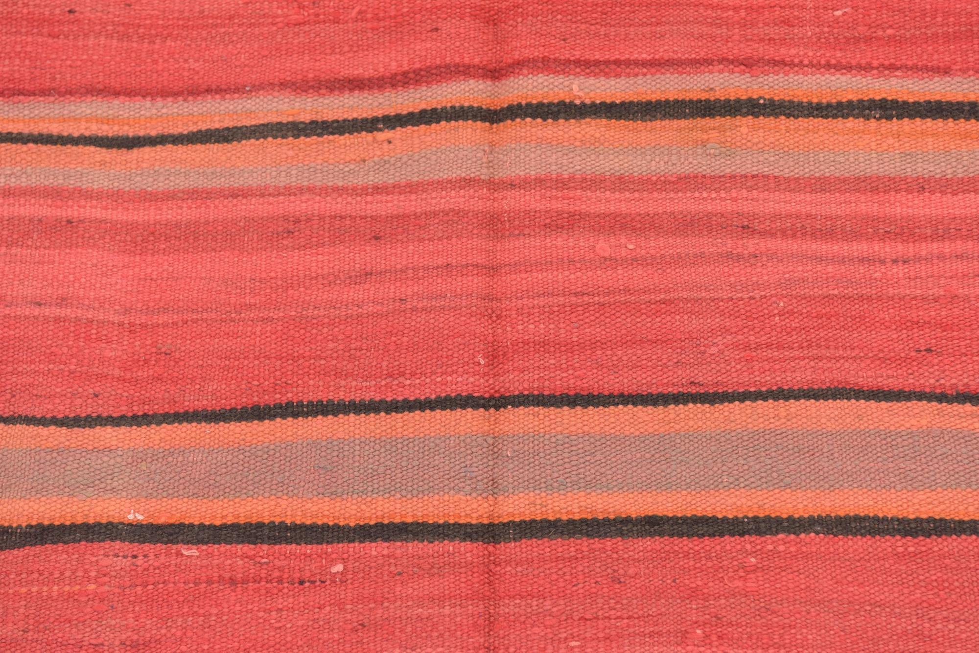 5' 3 x 10' 6 Hand Knotted Moroccan Wool Runner Rug