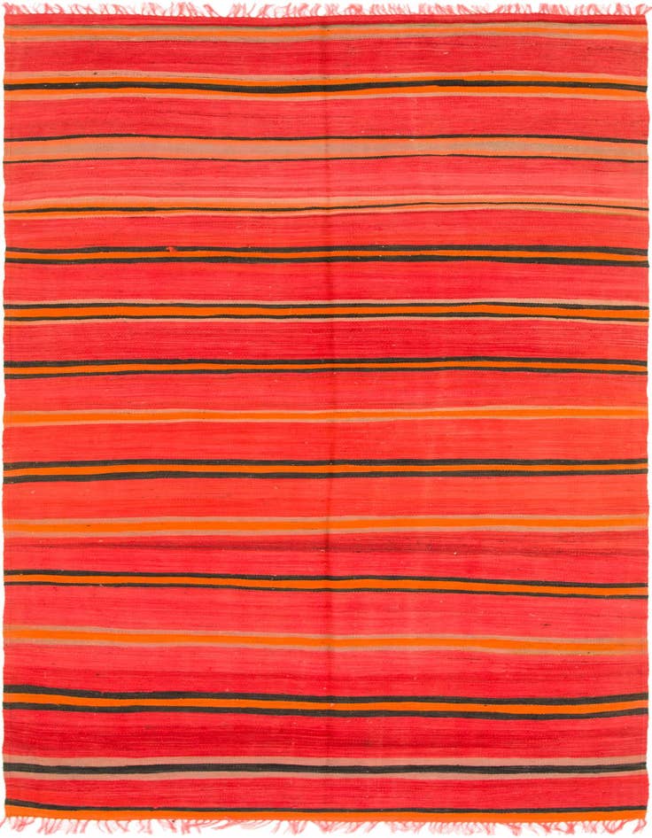 Detail image of 5' 3 x 10' 6 Hand Knotted Moroccan Wool Runner Rug