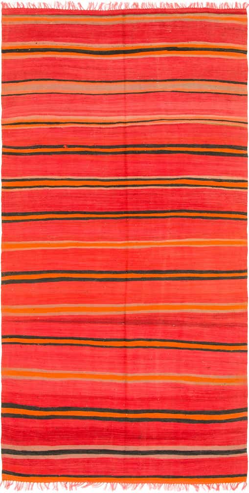 5' 3 x 10' 6 Hand Knotted Moroccan Wool Runner Rug