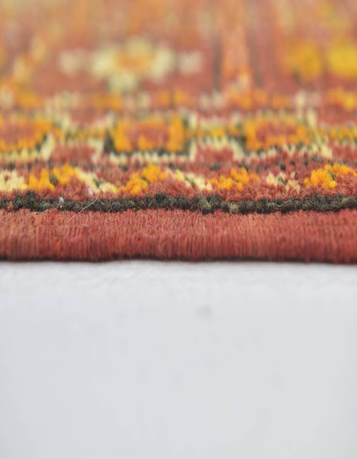 Detail image of 4' 5 x 8' 2  Hand Knotted Moroccan Wool Runner Rug