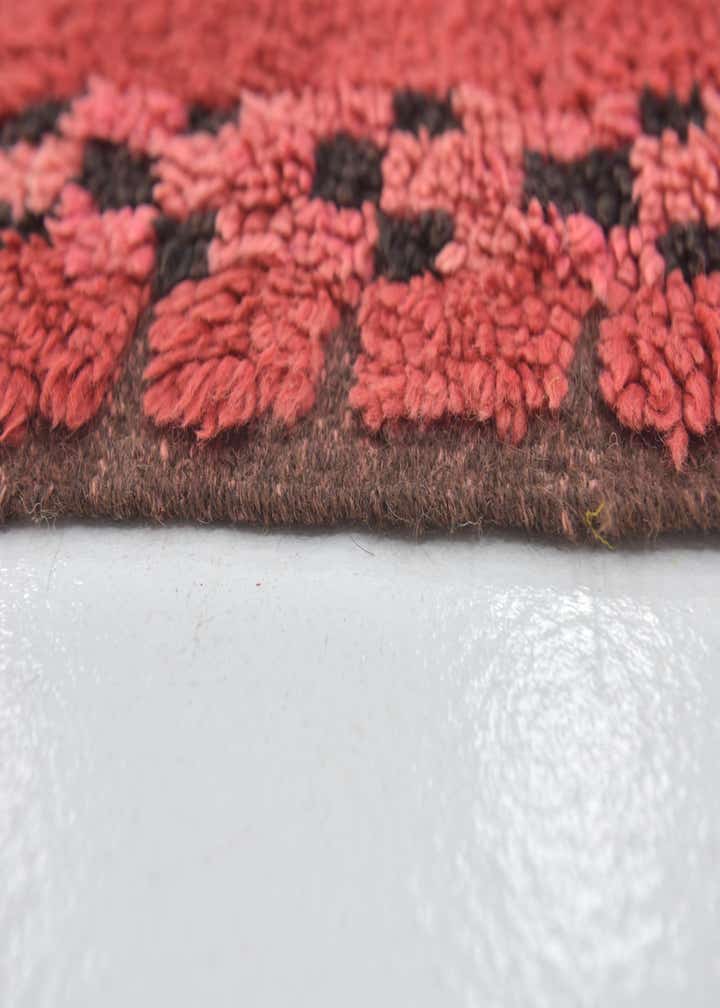 5' 9 x 12' 3 Hand Knotted Moroccan Wool Runner Rug
