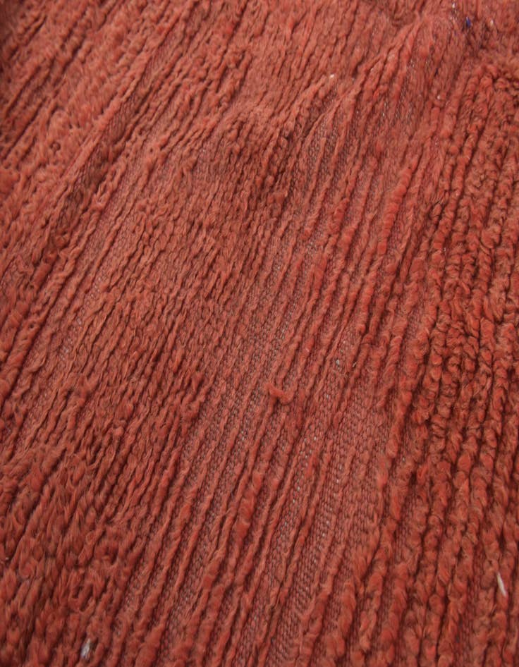 Detail image of 4' 10 x 9' 10  Hand Knotted Moroccan Wool Runner Rug