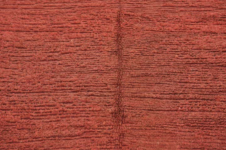 4' 10 x 9' 10 Hand Knotted Moroccan Wool Runner Rug