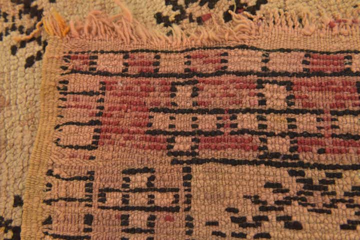 5' 4 x 9' 6 Hand Knotted Moroccan Wool Runner Rug