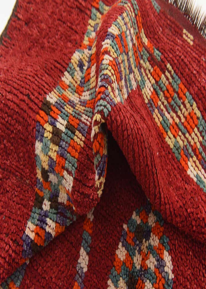 5' 4 x 13' 2 Hand Knotted Moroccan Wool Runner Rug