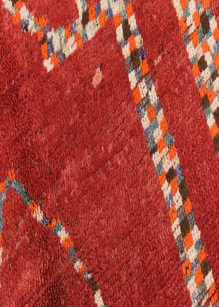 5' 4 x 13' 2 Hand Knotted Moroccan Wool Runner Rug
