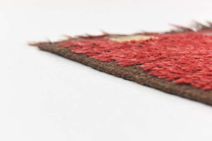 5' 4 x 13' 2 Hand Knotted Moroccan Wool Runner Rug