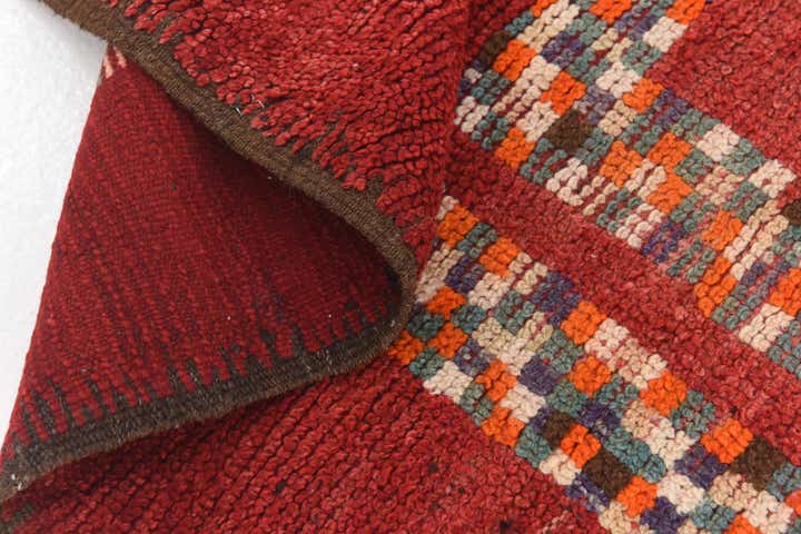 5' 4 x 13' 2 Hand Knotted Moroccan Wool Runner Rug