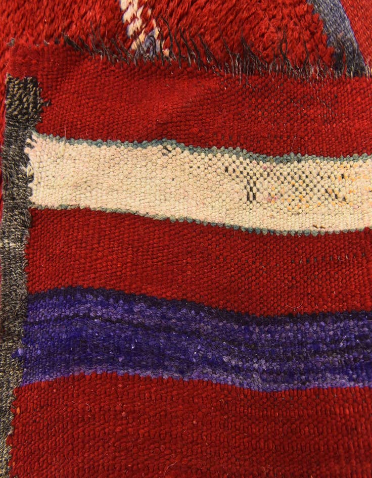 Detail image of 5' 4 x 11' 10  Hand Knotted Moroccan Wool Runner Rug