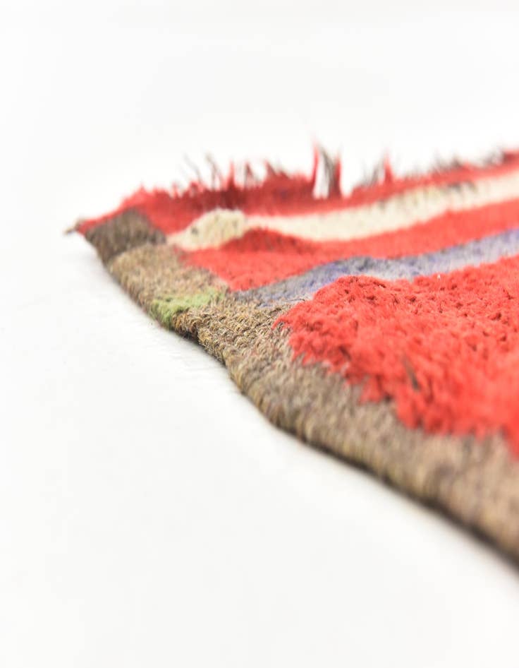 Detail image of 5' 4 x 11' 10  Hand Knotted Moroccan Wool Runner Rug