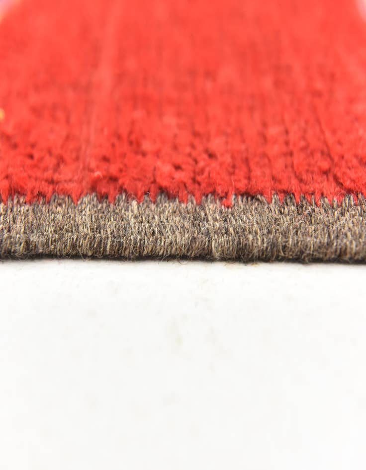 Detail image of 5' 4 x 11' 10  Hand Knotted Moroccan Wool Runner Rug